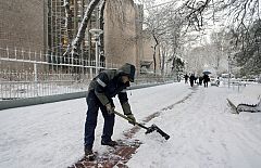 Toda España en alerta por nieve, frío y viento menos Extremadura, Madrid y Canarias