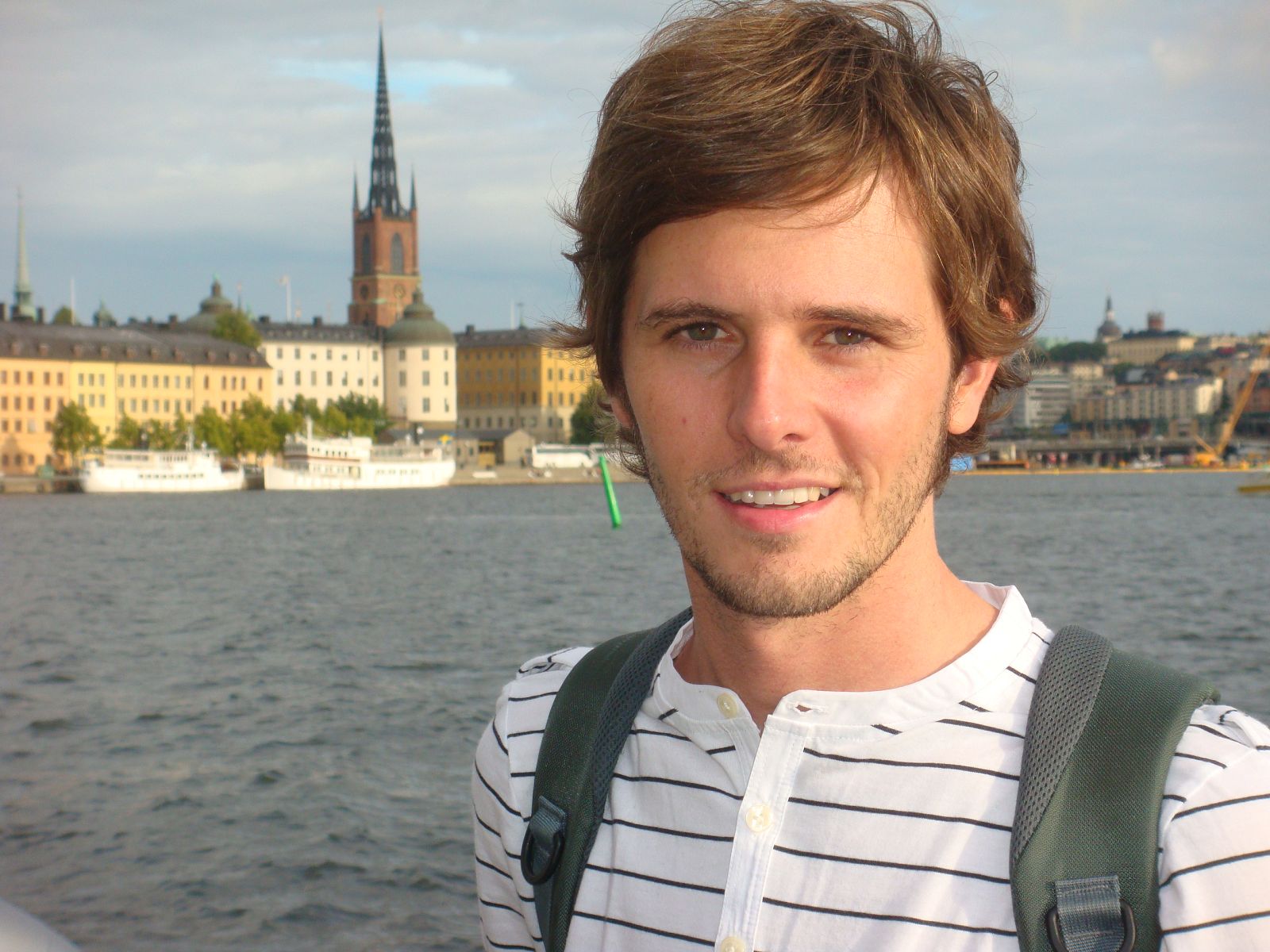 Luis en su viaje a Estocolmo