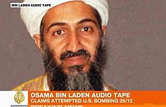 Bin Laden reivindica el intento de atentado de Detroit y amenaza a EE.UU. con nuevos ataques