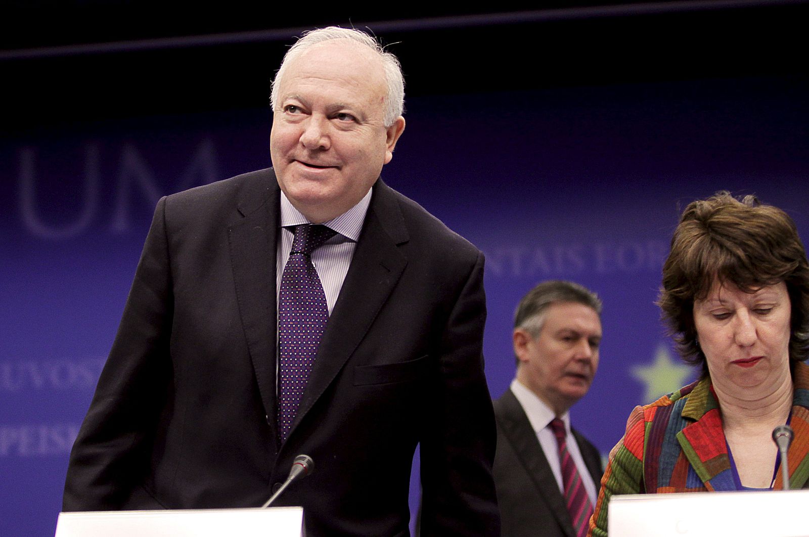 MIGUEL ÁNGEL MORATINOS EN LA REUNIÓN DE MINISTROS DE ASUNTOS EXTERIORES DE LA UE