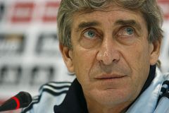 Pellegrini: "No estoy contento con el juego del equipo"