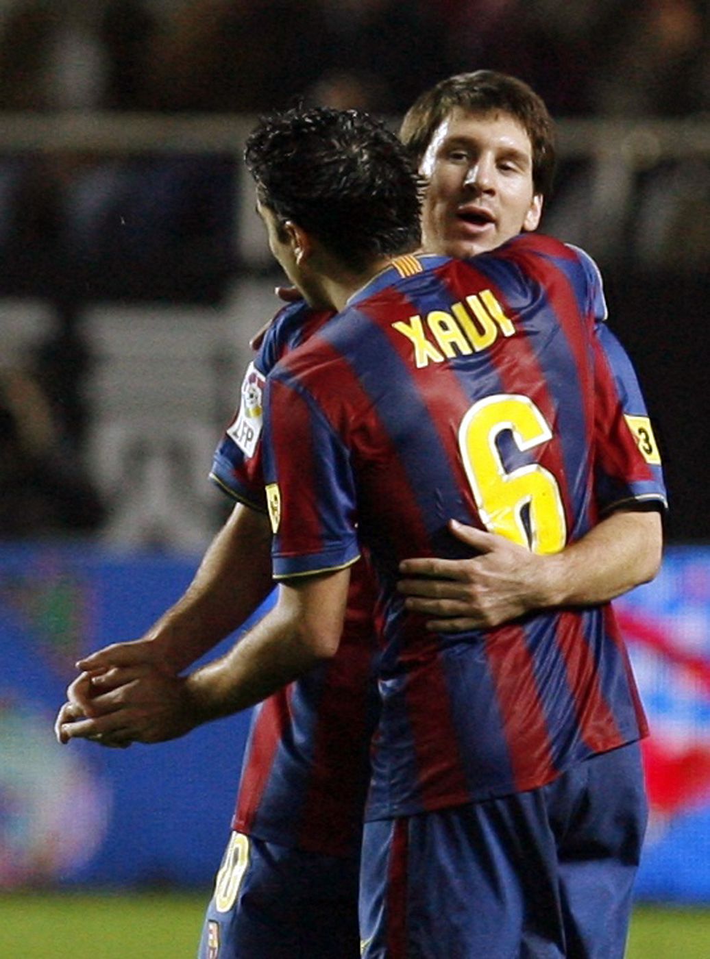 Xavi y Messi