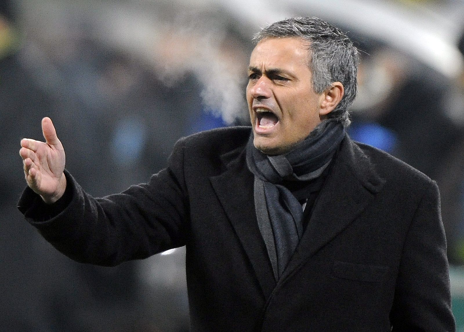 El director técnico del Inter de Milán, el portugues Jose Mourinho