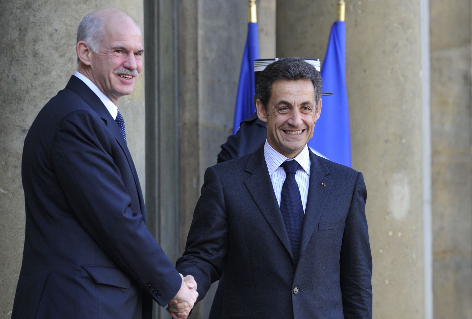 Papandreu y Sarkozy