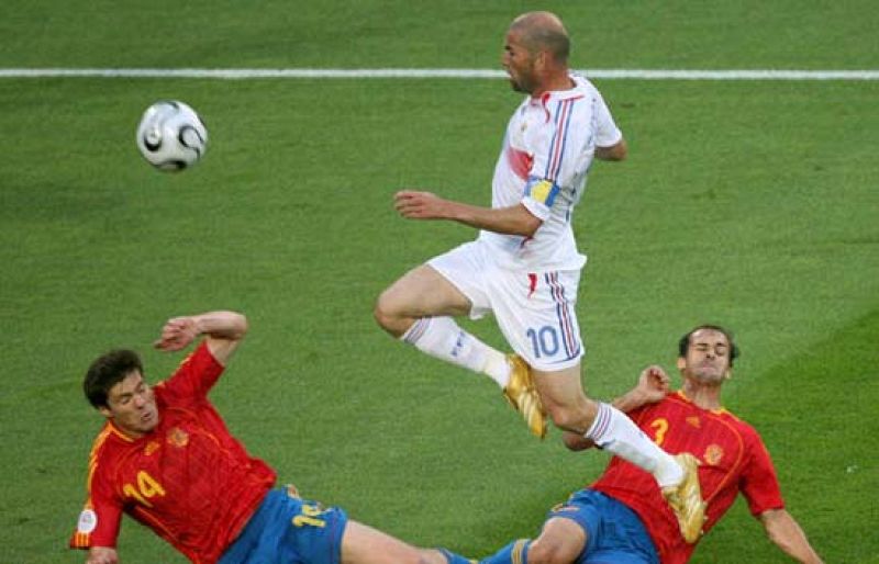 Archivo: protagonistas de los España - Francia