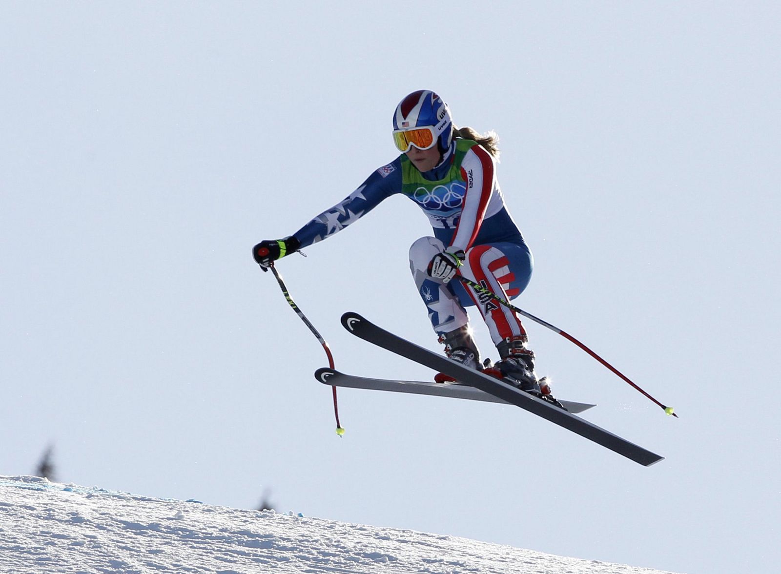 Vonn, volando hacia el oro.