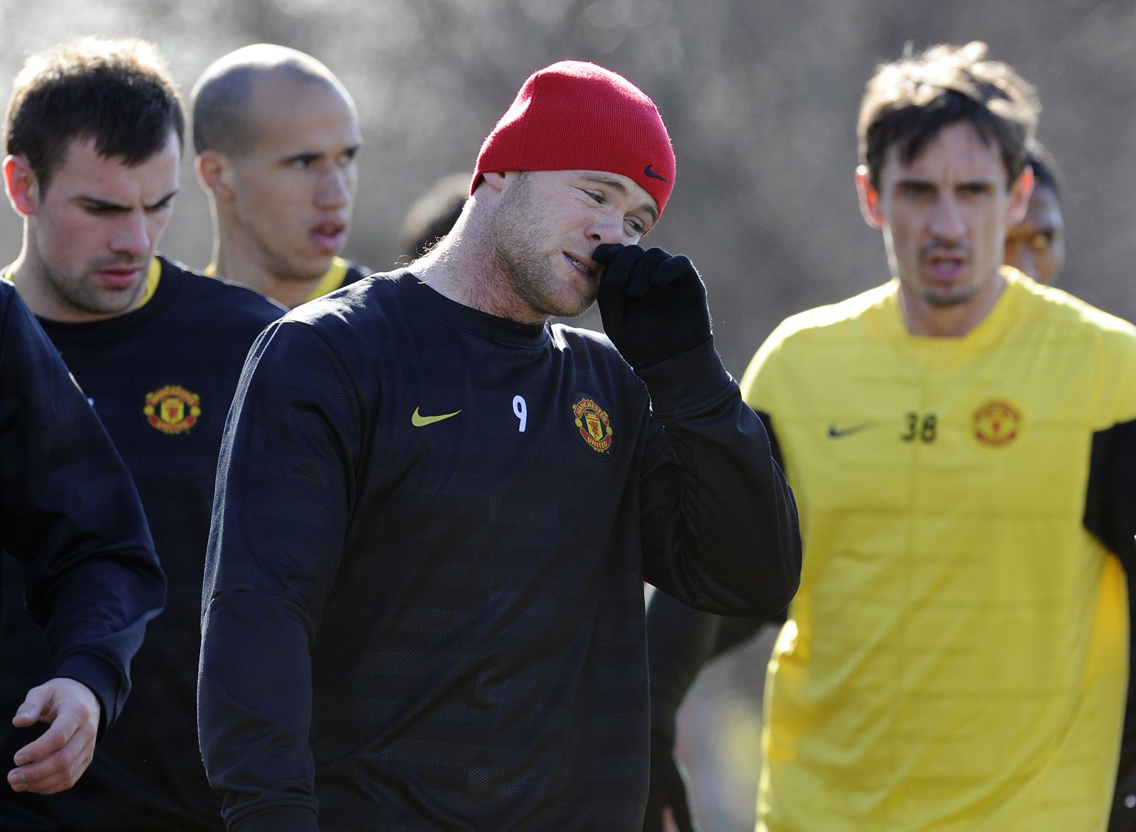 Rooney marcó dos goles en el partido de ida ante el Milan en San Siro.