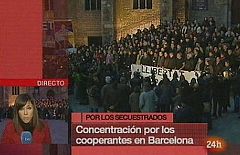 La ONG de Gámez seguirá manifestandose cada miércoles hasta la liberación de Albert Vilalta y Roque Pascual