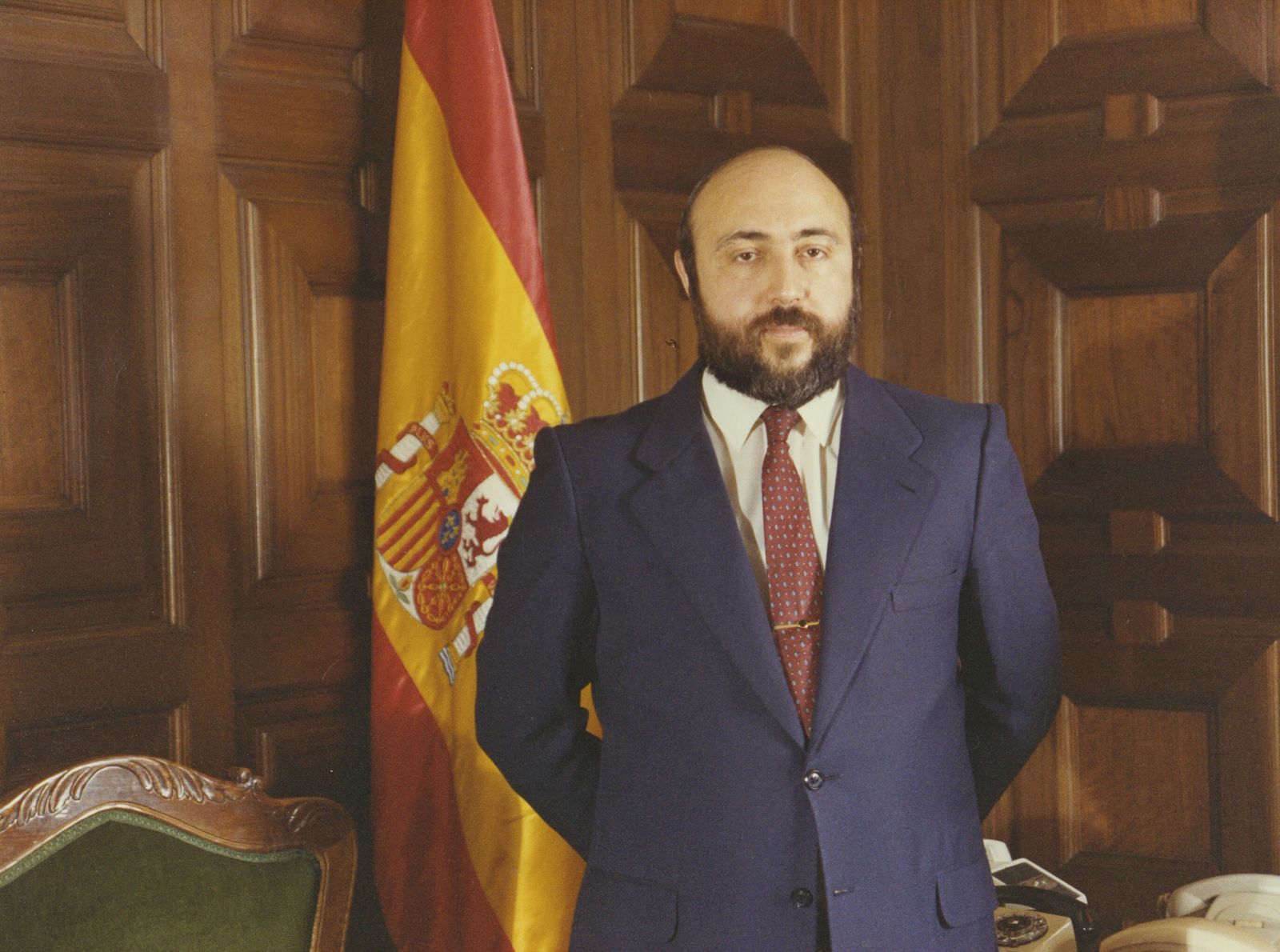 Luis Roldán en una imagen de archivo en su época de director general de la Guardia Civil (1986-1993)