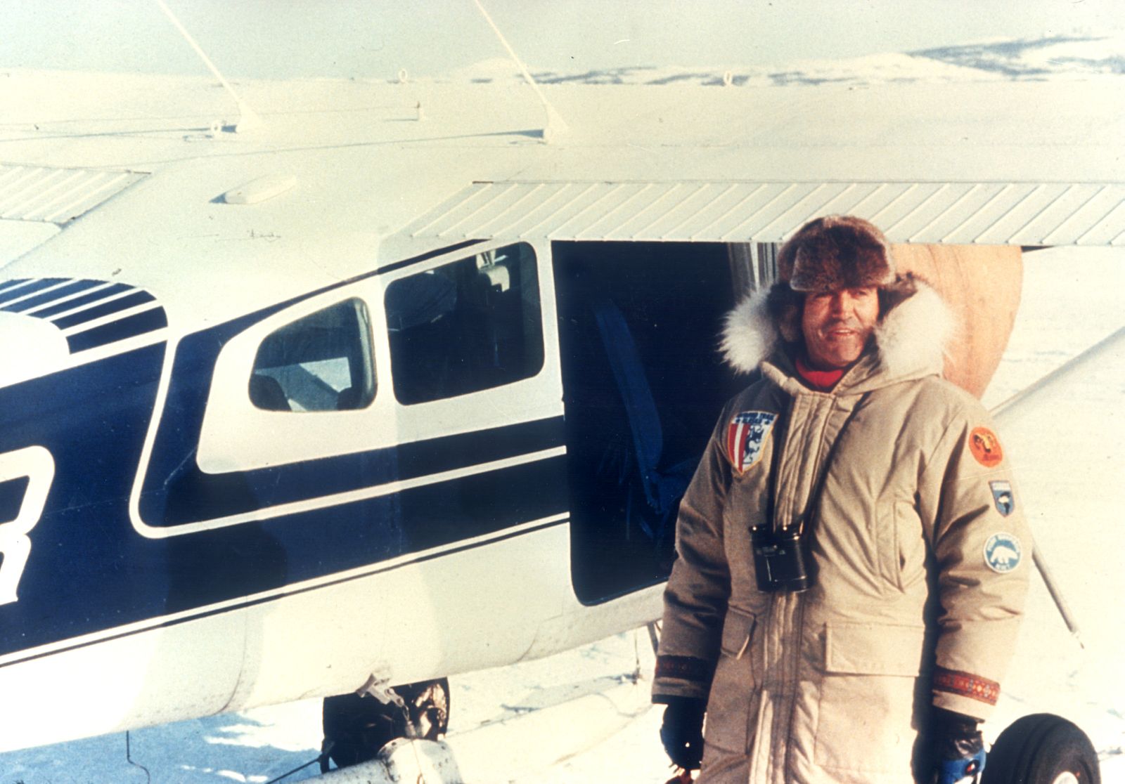 Félix Rodríguez de la Fuente, momentos antes de emprender el 'último viaje de su vida'.