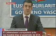 Patxi López: "Cualquier persona asesinada por ETA es uno de los nuestros"