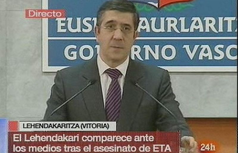 Patxi López: "Cualquier persona asesinada por ETA es uno de los nuestros"