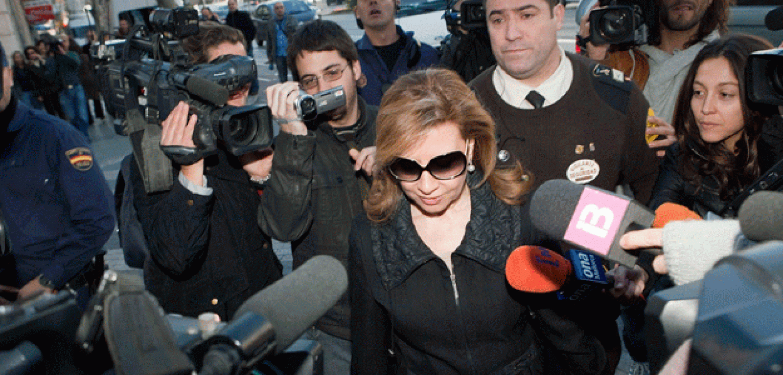 María Antonia Munar llega al juzgado balear, por primera vez, sin ser aforada