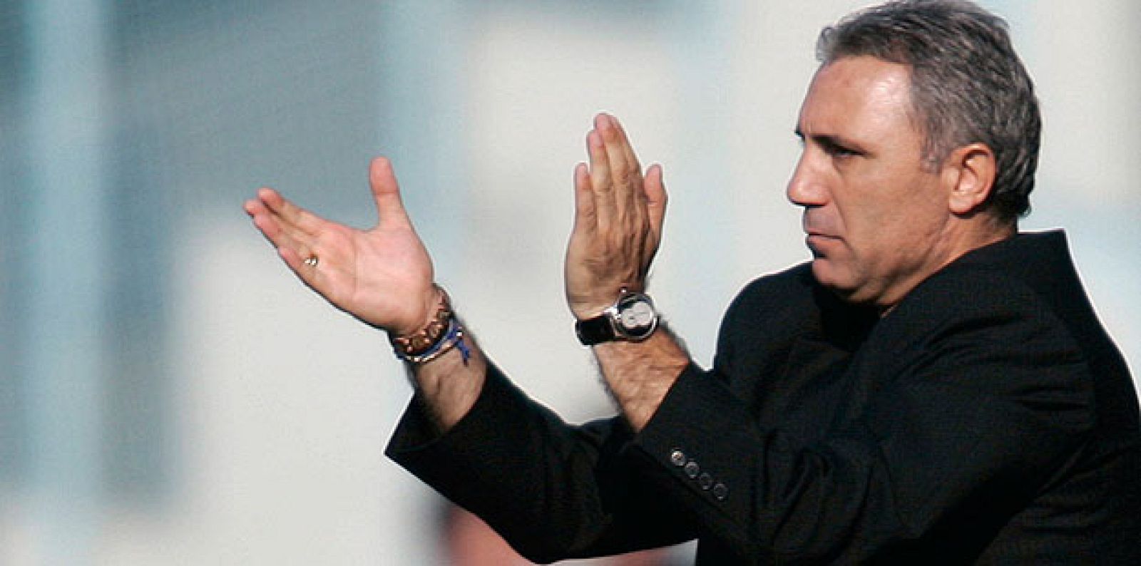 Stoichkov en el banquillo