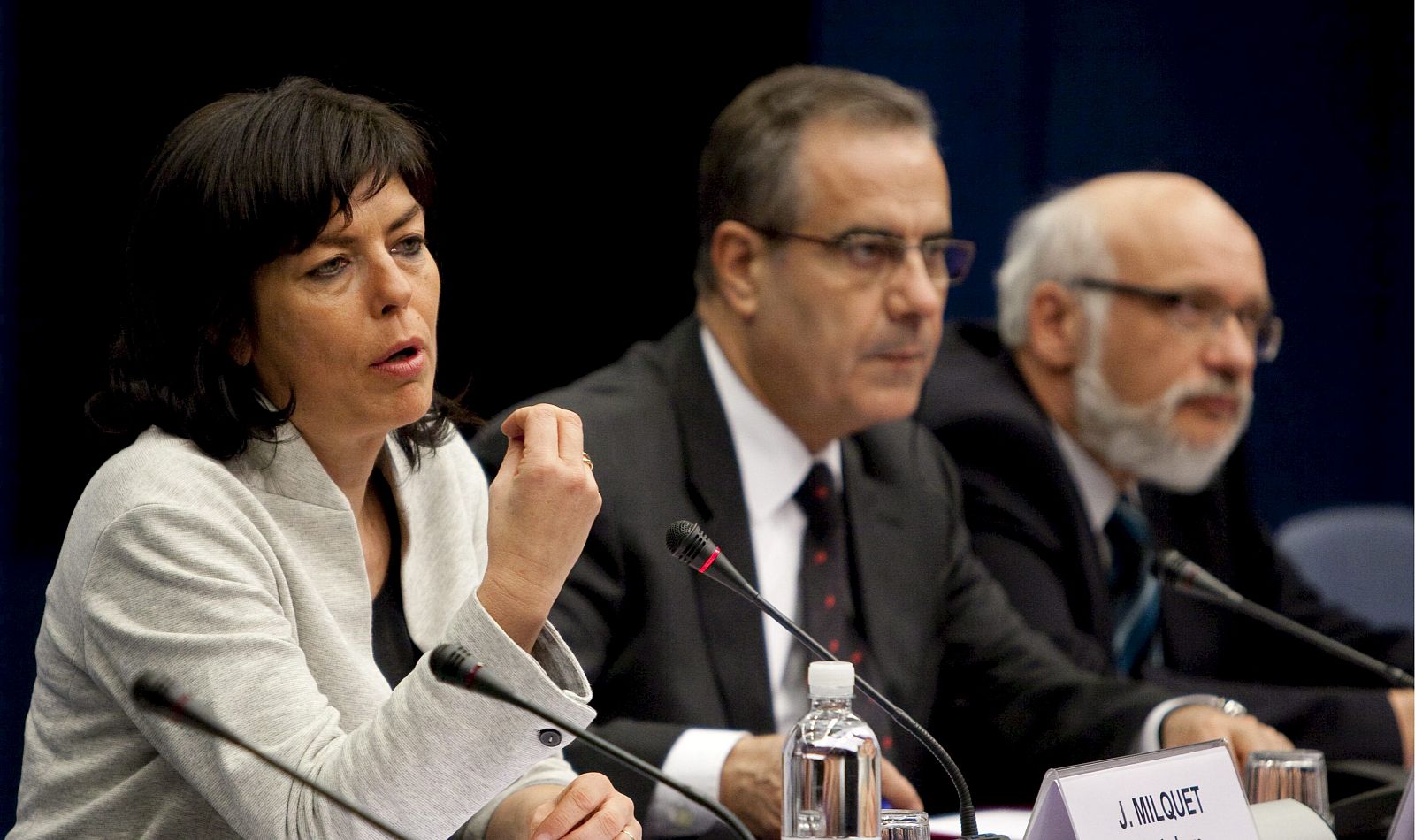 Celestino Corbacho se ha reunido con sus homólogos de Bélgica y Hungría y el presidente del Consejo, Herman Van Rompuy