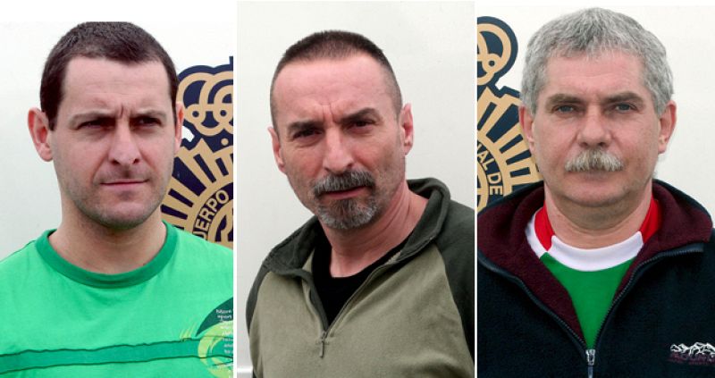 Francia entrega temporalmente a España a tres presuntos etarras