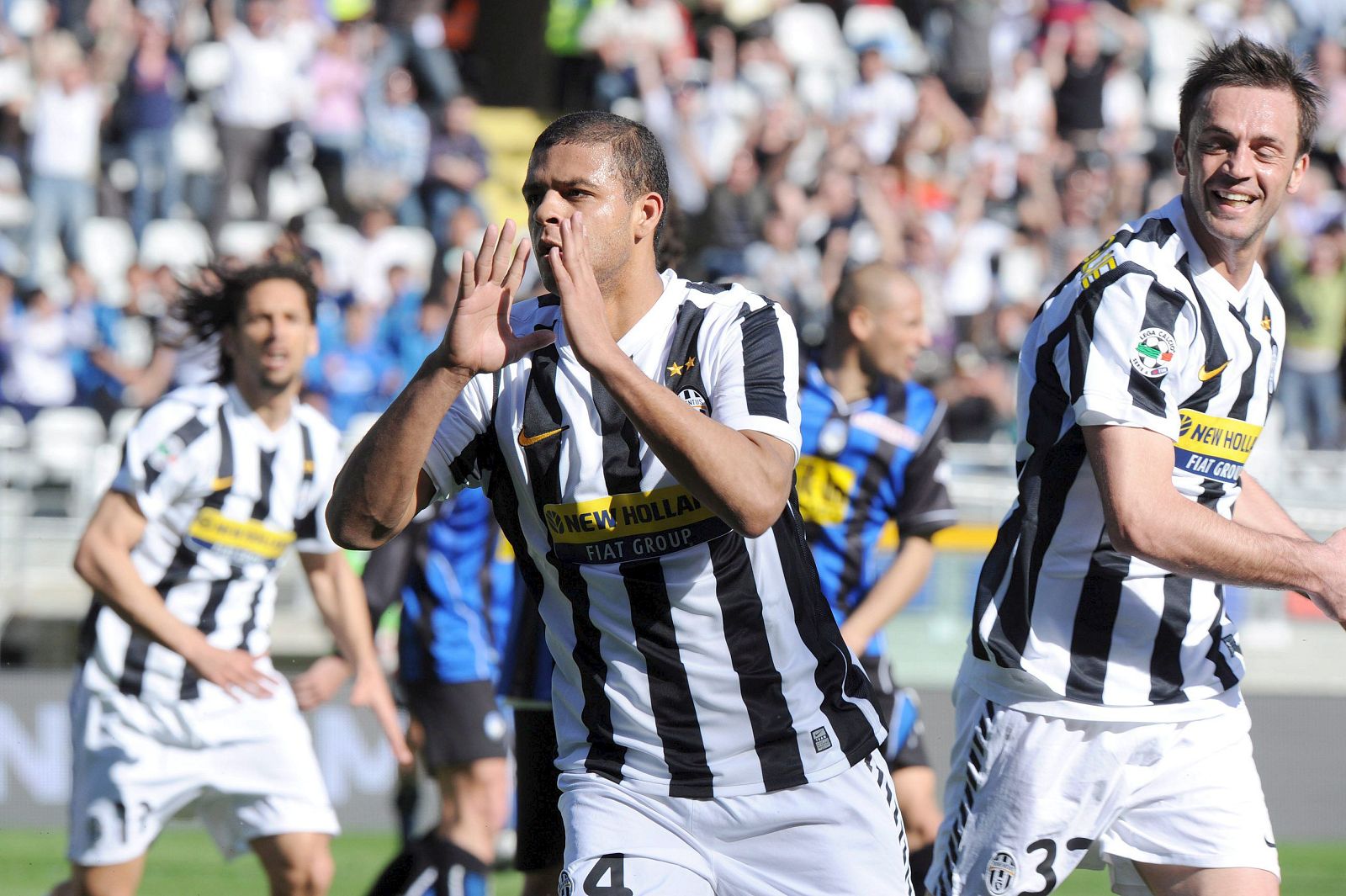 Felipe Melo, goleador de la Juventus