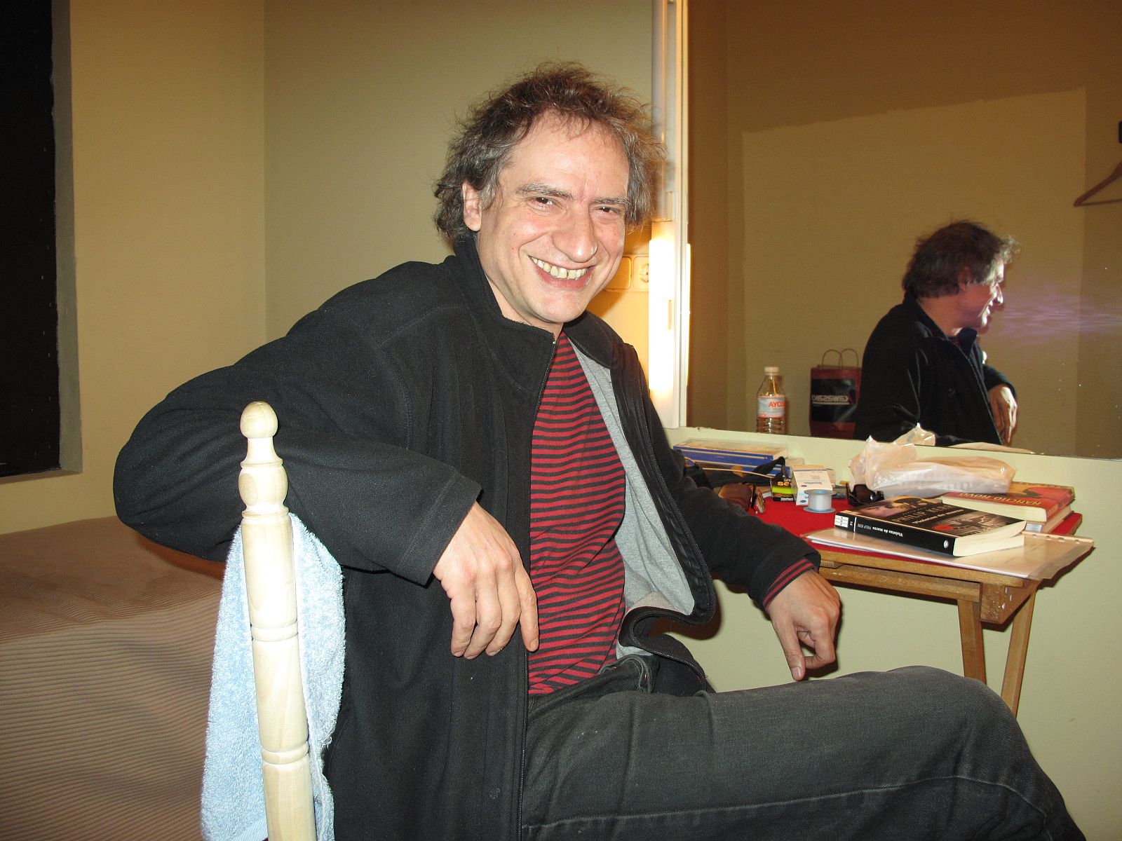 Nancho Novo, en su camerino