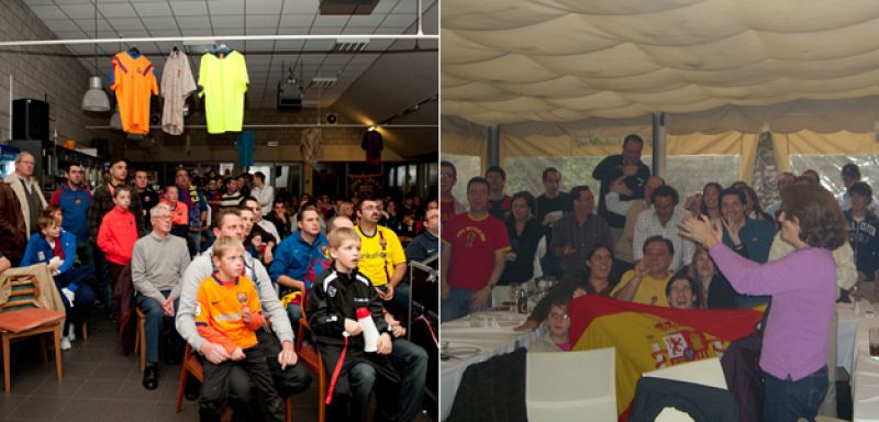 Tres países, dos aficiones y un destino