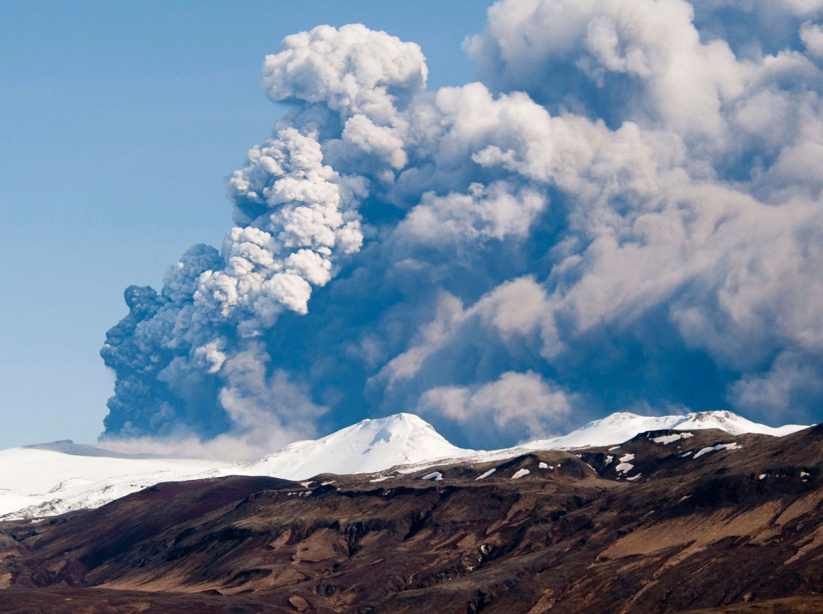 El volcán subterráneo del glaciar Eyjafjallajökull