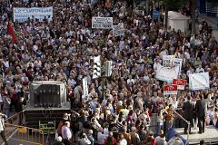 Más de 10.000 personas se concentran en Murcia en defensa del trasvase Tajo-Segura