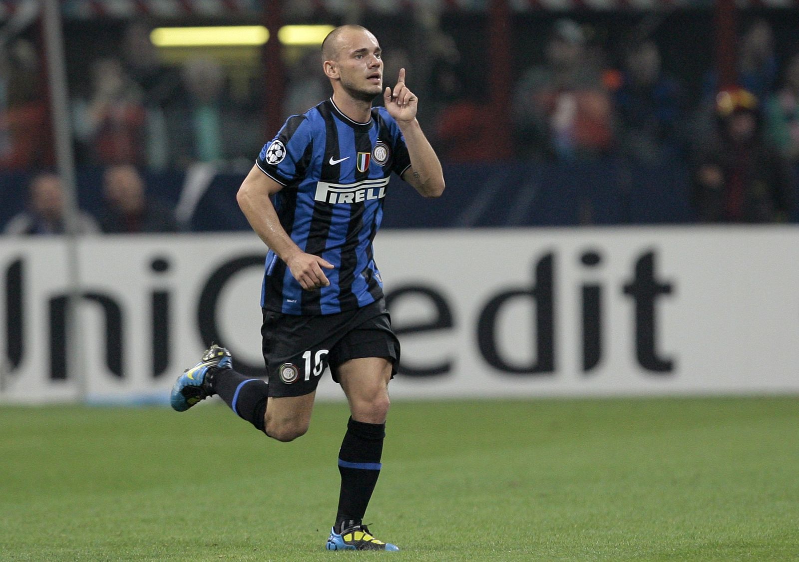 El interista Sneijder fue el autor del primer gol en el partido de ida.