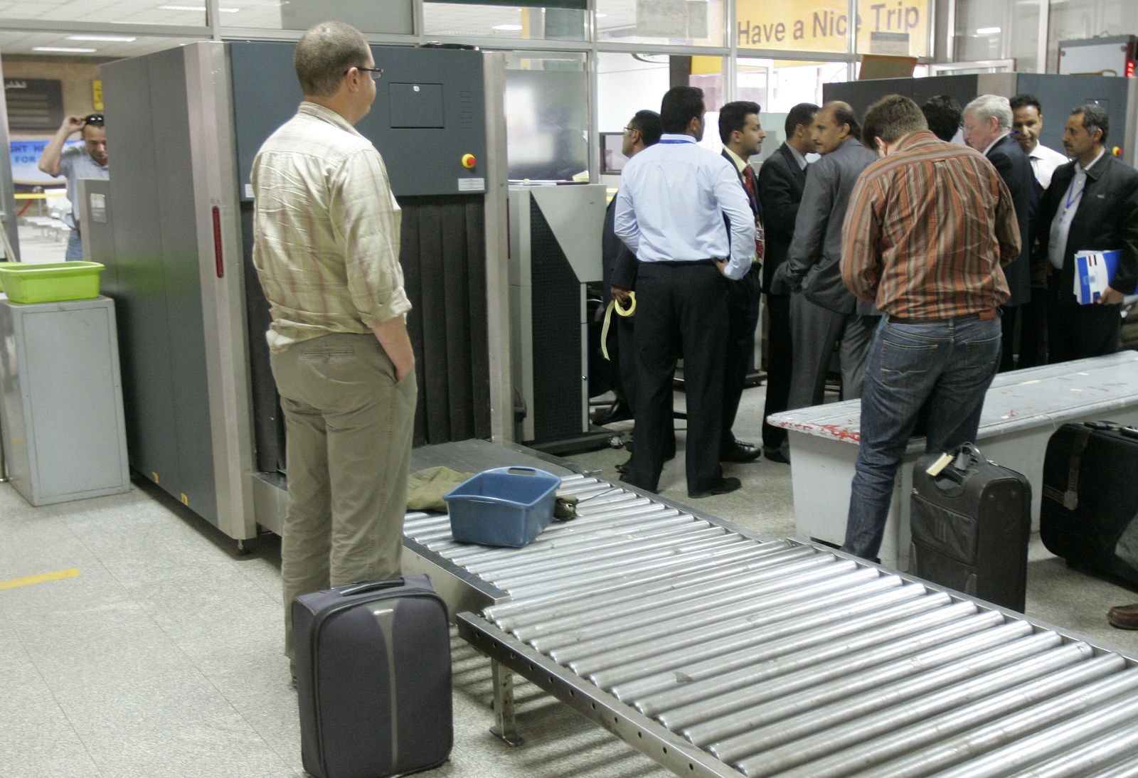 Control de seguridad en un aeropuerto