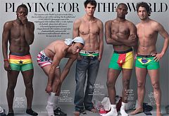 Las estrellas del Mundial se desnudan para Annie Leibovitz