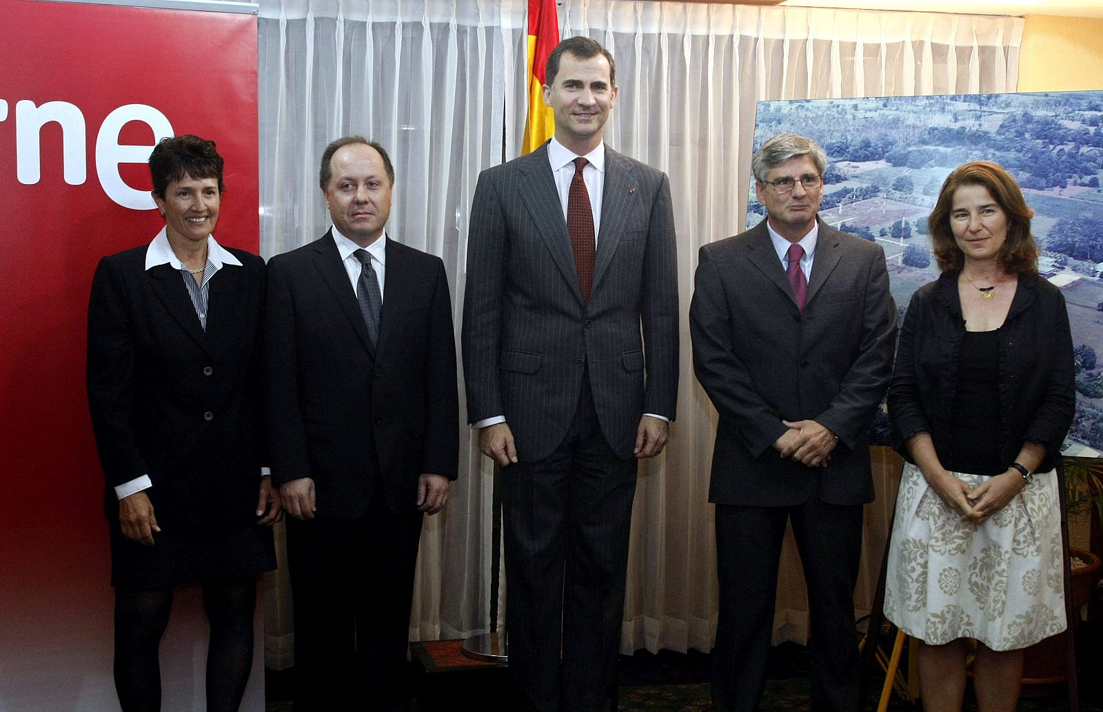 El Príncipe de Asturias, de visita en Costa Rica, ha recibido esta tarde, hora española, al director de Radio Nacional de España, Benigno Moreno.