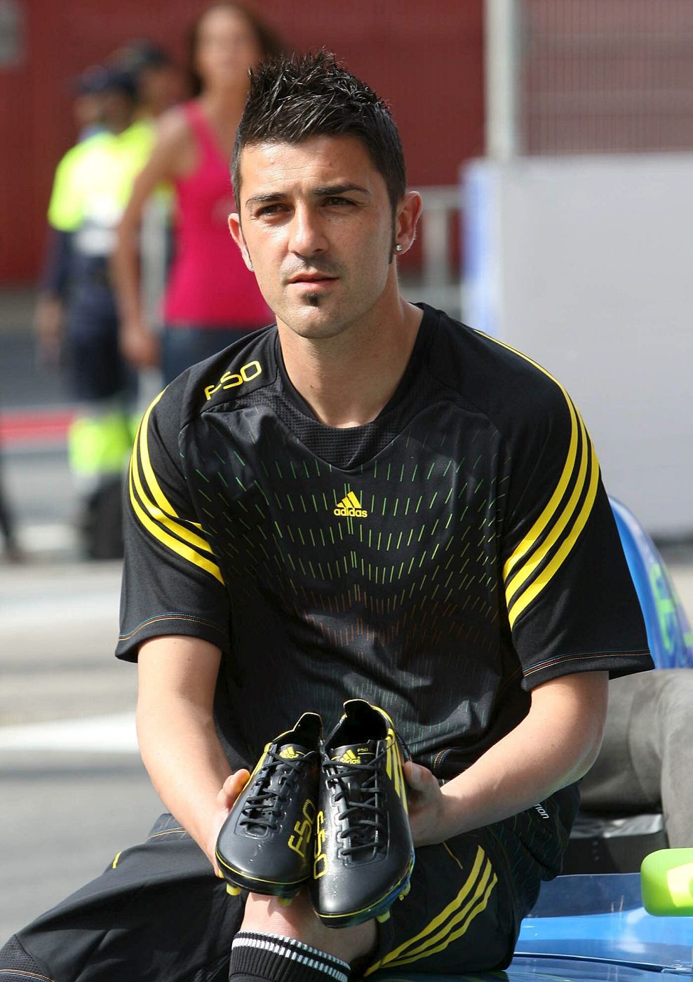 David Villa, en un acto promocional