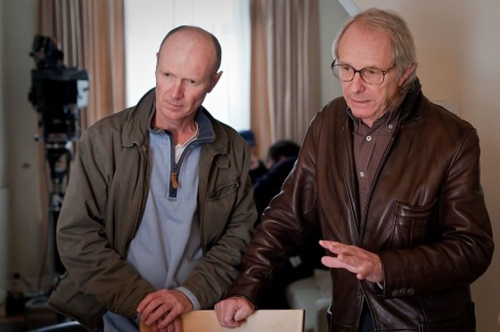 Ken Loach filmando 'Route Irish'