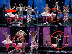 Un espontáneo saboteó a Diges en Eurovisión, que pudo repetir su actuación al final