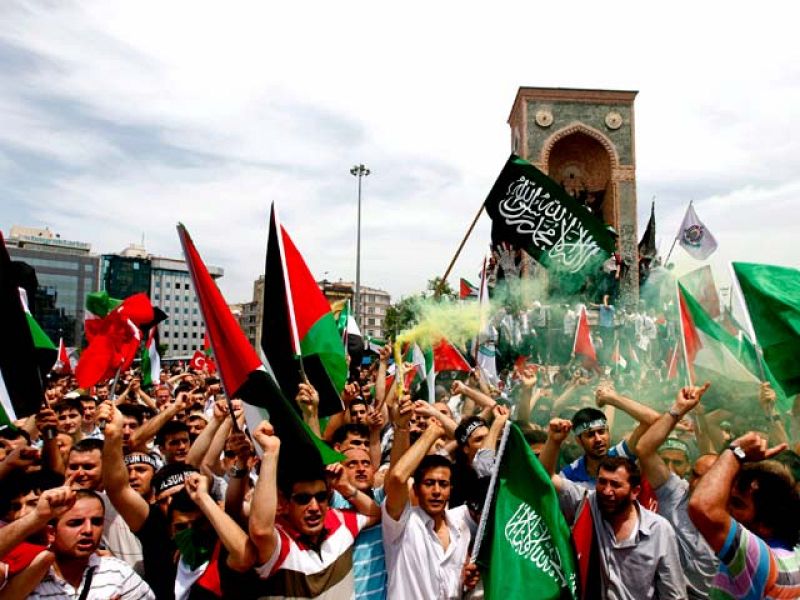 Manifestación mundial contra el ataque israelí contra la "Flotilla de la Libertad"