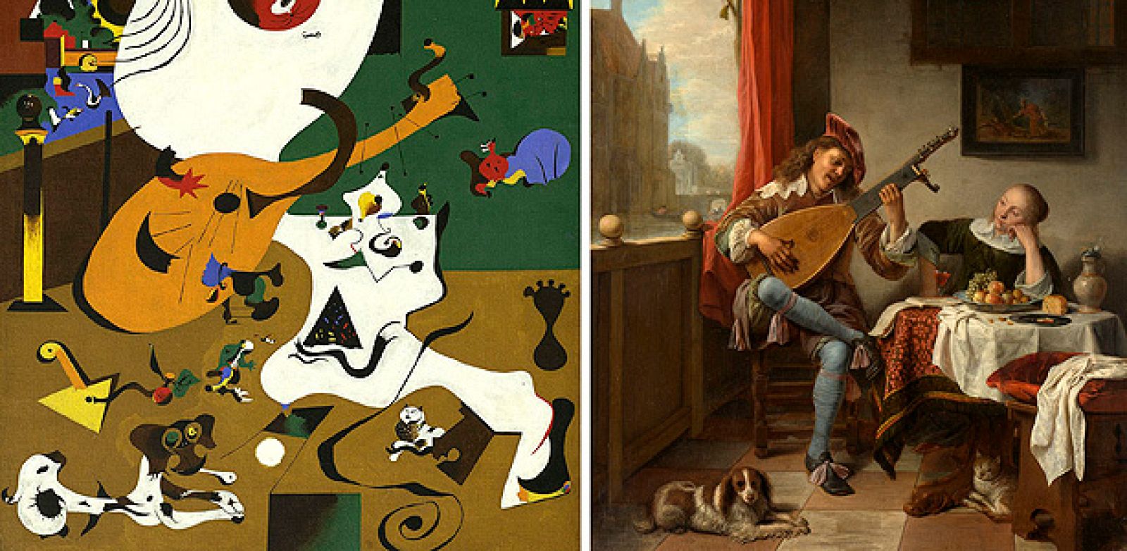 MUESTRA "MIRÓ & JAN STEEN"