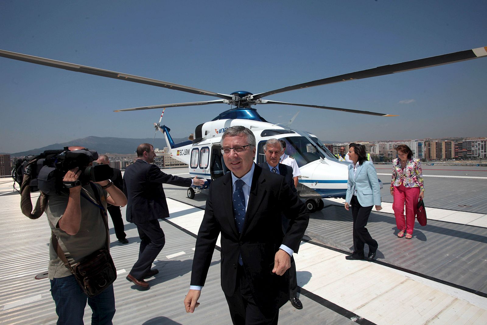 Inaugurada la línea de helicópteros que unirá Algeciras y Ceuta en diez minutos de trayecto