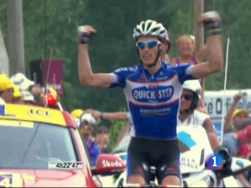 Chavanel se impone en solitario y es nuevo líder de la general del Tour