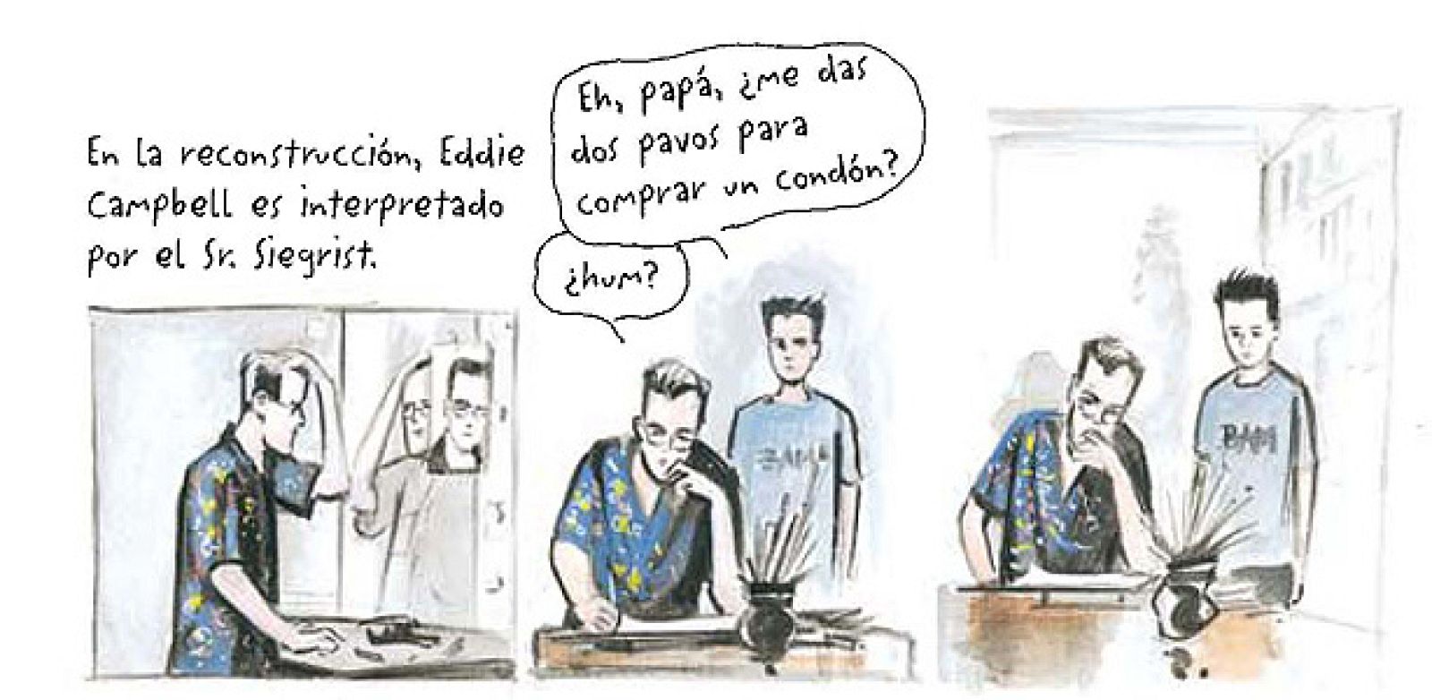 Viñetas de 'El destino del artista' de Eddie Campbell
