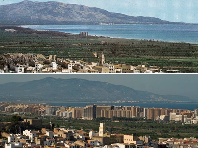 El urbanismo se come el equivalente a ocho campos de fútbol en la costa cada día