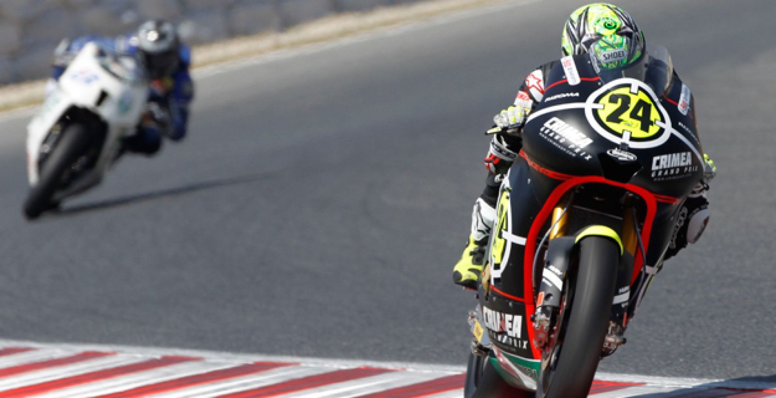 Toni Elías sufrió una caída en los entrenamientos libres