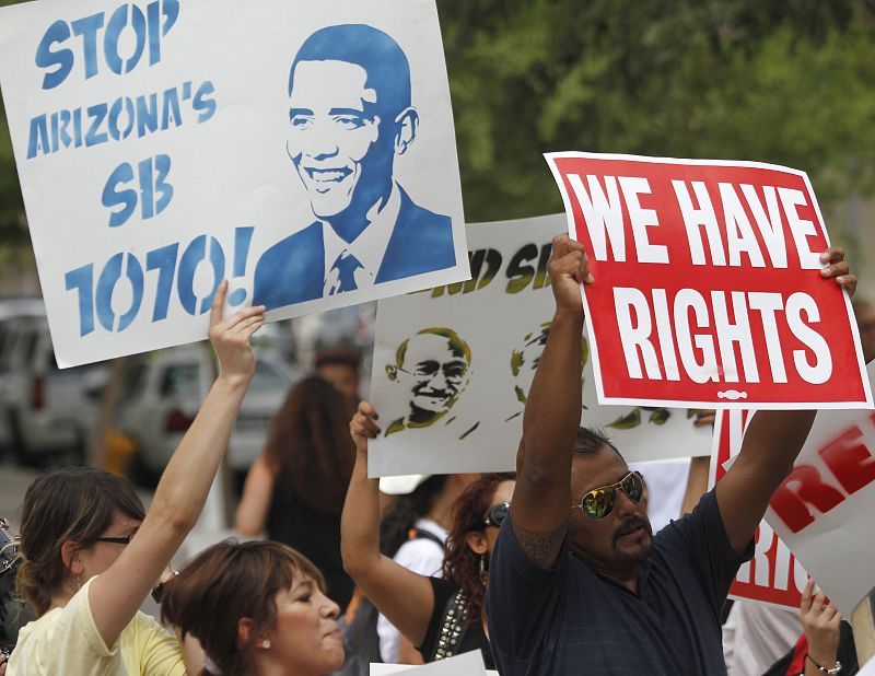 Primer asalto entre Obama y la ley inmigratoria de Arizona en los tribunales