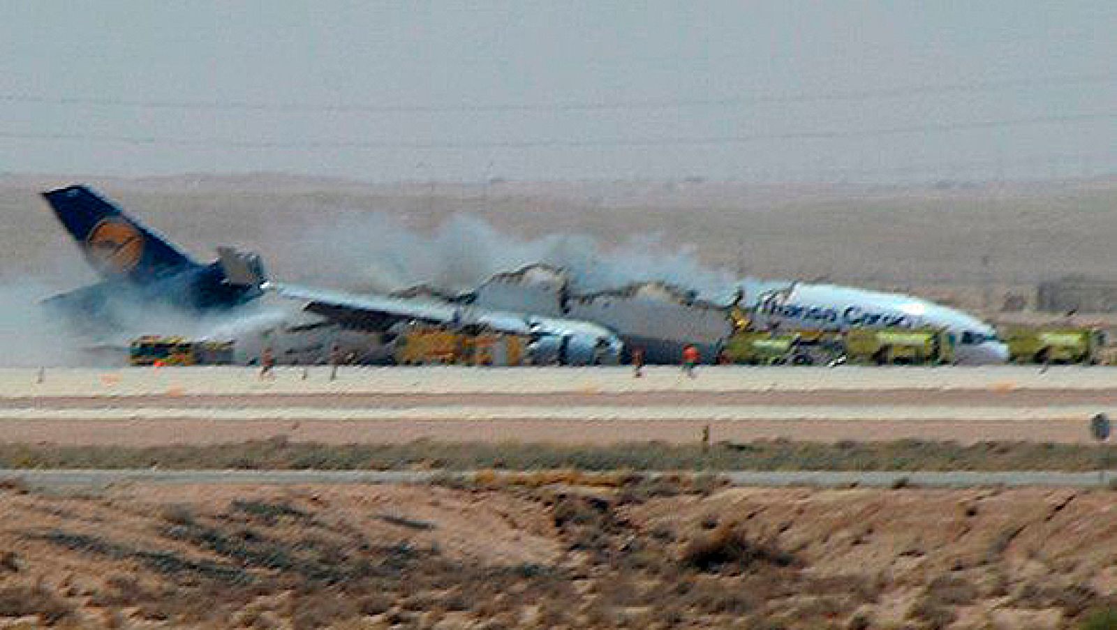 Accidente aéreo enArabía Saudí
