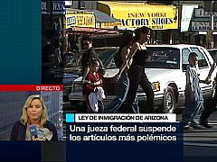 Una jueza de EE.UU. ordena el bloqueo de partes clave de la ley de inmigración de Arizona