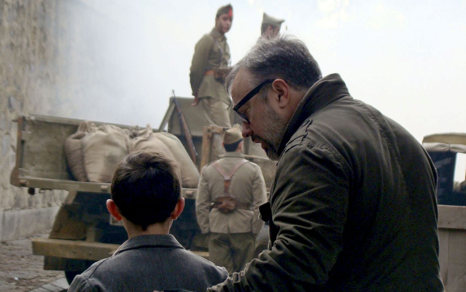 Rodaje en Madrid de 'Balada triste de trompeta'