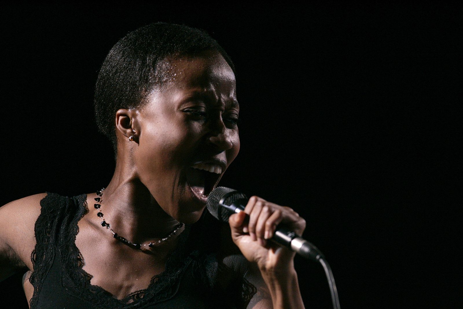 Malian singer Rokia Traore performs at the Mawazine Festival in Rabat