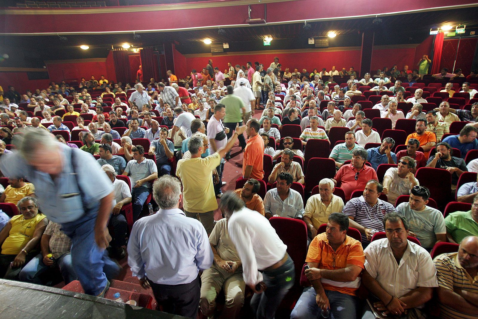 REUNIÓN SINDICAL DE TRANSPORTISTAS EN GRECIA
