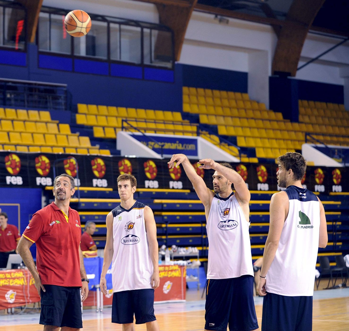 Entrenamiento selección española en Las Palmas