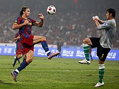 El Barcelona cierra la gira asiática con una cómoda victoria ante el Beijing Guan
