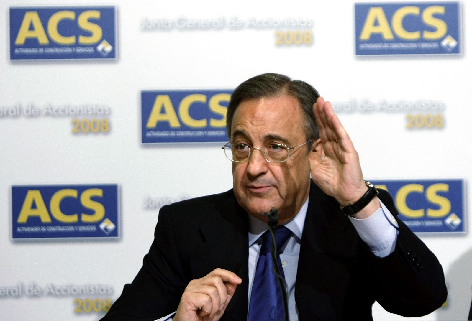 Florentino Perez, presidente de ACS