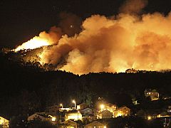 Un detenido por el incendio de Pontevedra en el que murieron dos brigadistas