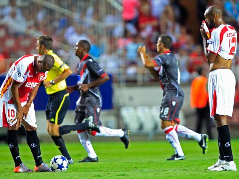 Batacazo europeo del Sevilla